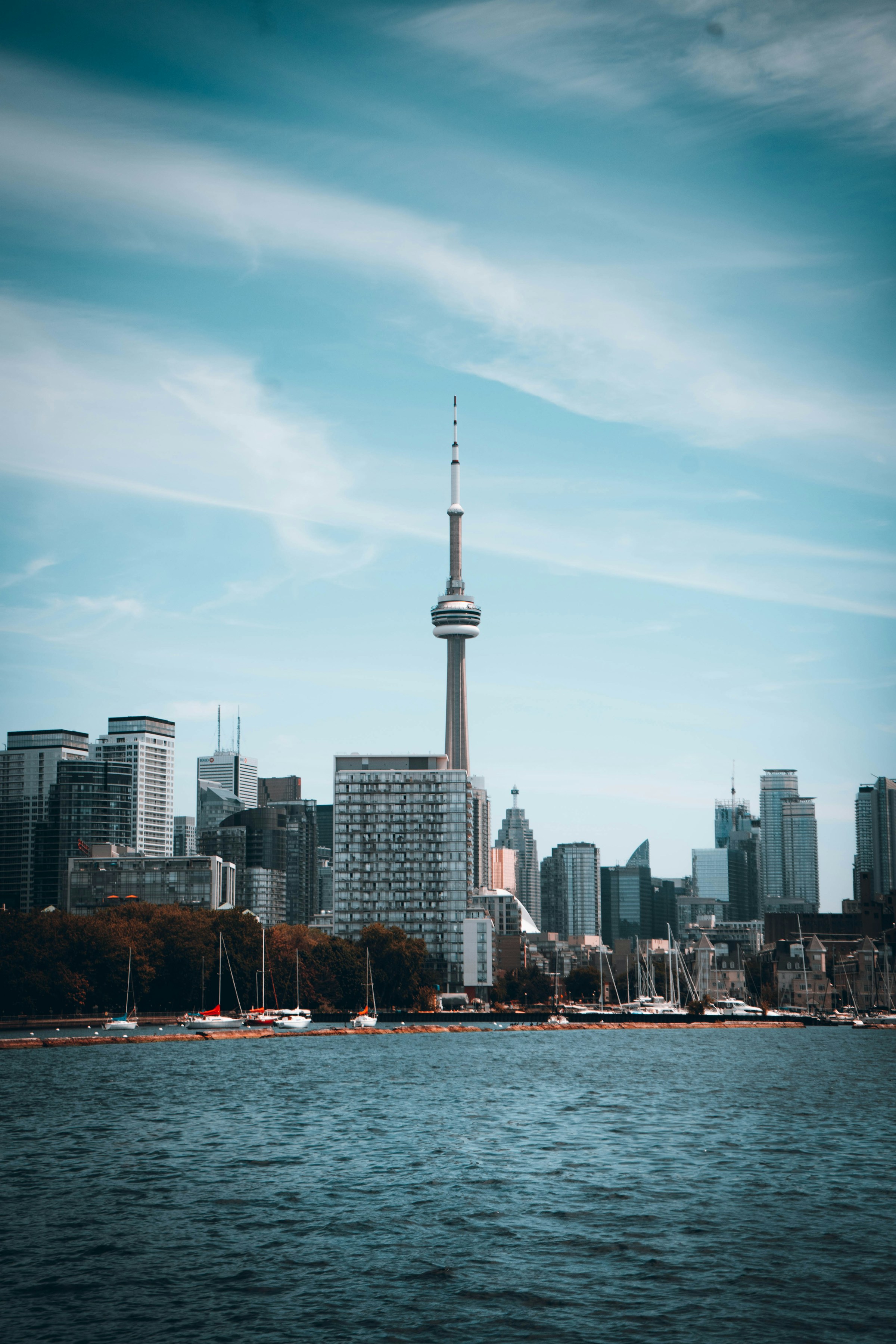Toronto silüeti ve CN Tower